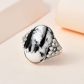 6 / White Buffalo / 925 Silver - Product card gallery slide 2 (10177214054713)