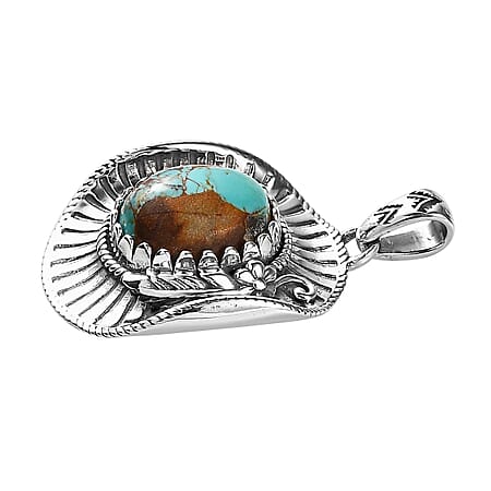 Royston Turquoise / 925 Silver / Black Oxidised - Product card gallery slide 4 (10177214087481)