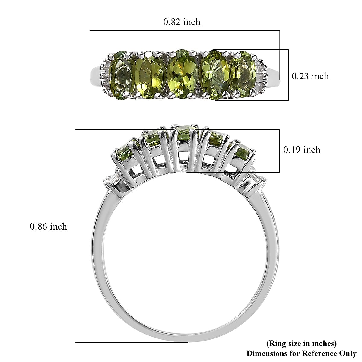 Premium Calabar Tourmaline, White Diamond Ring in Platinum Over Sterling Silver (Size 7.0) 1.35 ctw image number 5