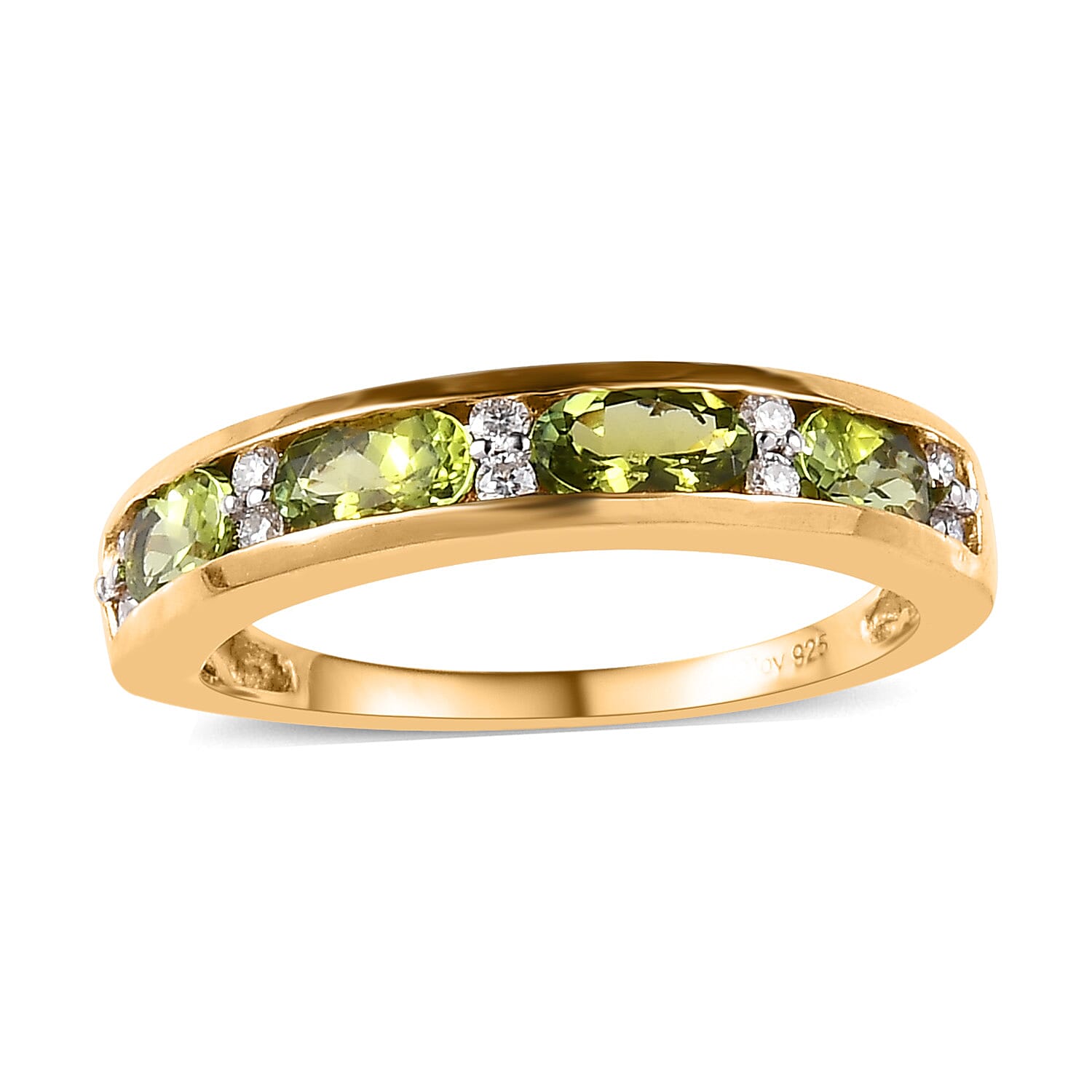 Buy Premium Natural Calabar Green Tourmaline and Moissanite