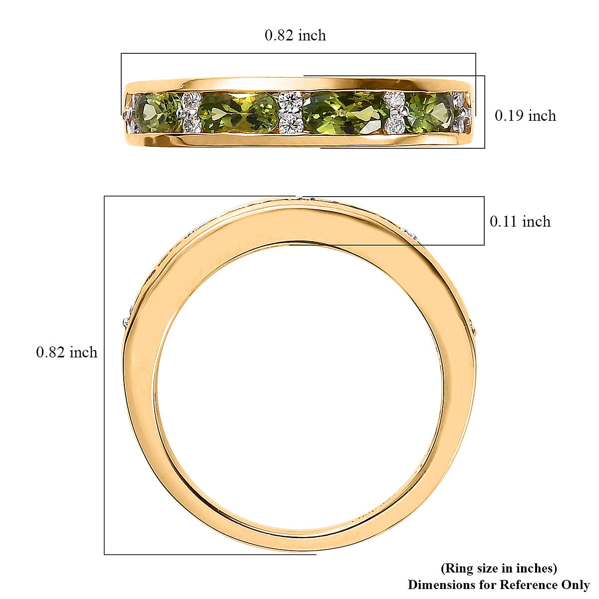 Buy Premium Natural Calabar Green Tourmaline and Moissanite