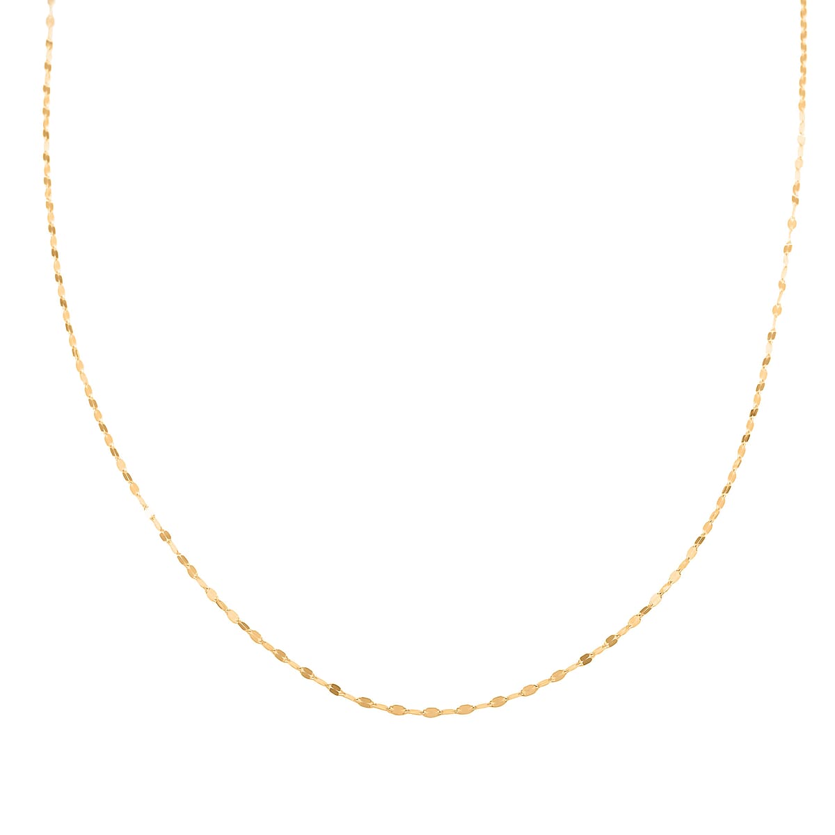  Italian 10K Yellow Gold Magnetic Clasp Necklace Adjustable up to 24 Inches 1.35 Grams image number 2