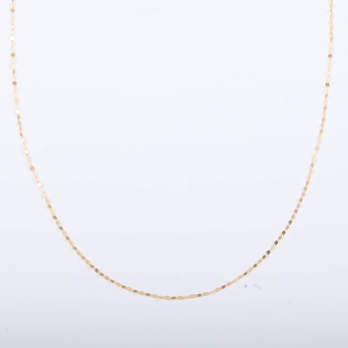 Luce Clover Italian 10K Yellow Gold Magnetic Clasp Necklace Adjustable up to 24 Inches 1.35 Grams image number 0