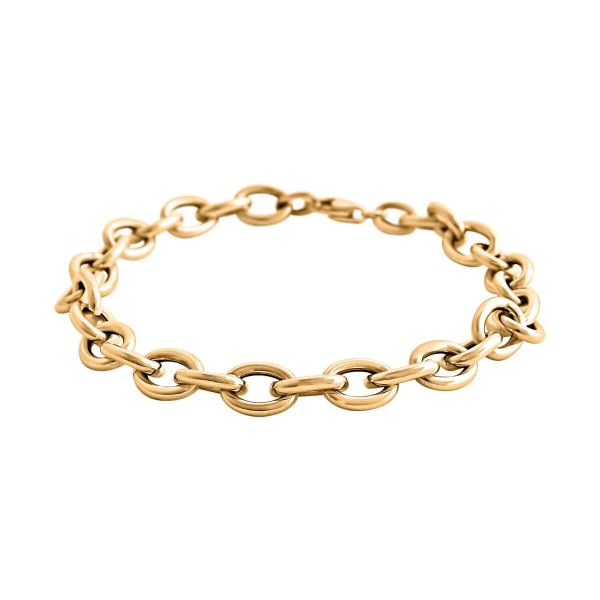 Bold Rolo Italian 10K Yellow Gold Bracelet (7.50 In) 4 Grams image number 0