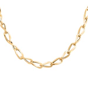 Twisted Spirali Italian 10K Yellow Gold Necklace 18 Inches 3.45 Grams