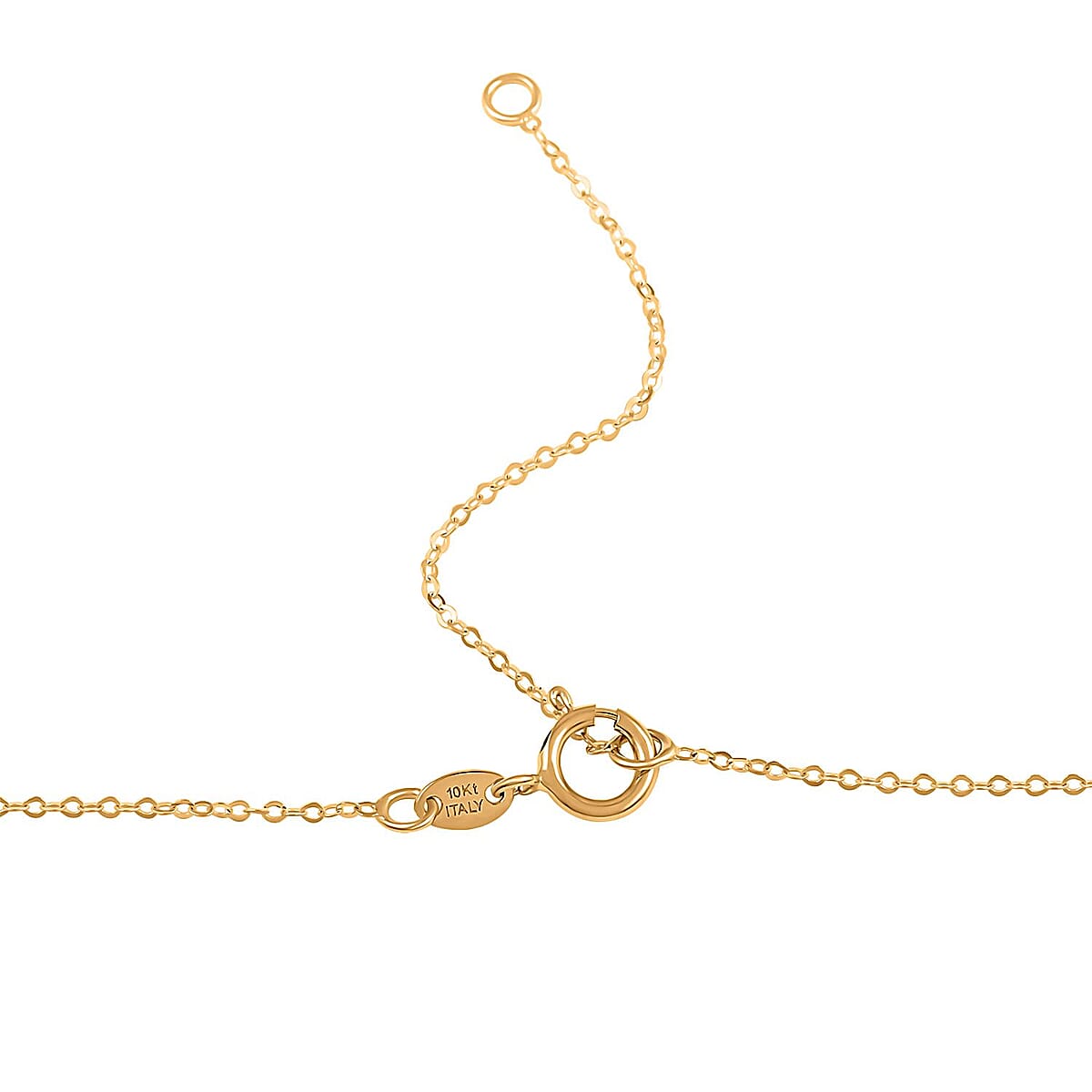 Triplet Diamond-Cut Hearts Italian 10K Yellow Gold Necklace 18-20 Inches 2.21 Grams image number 3