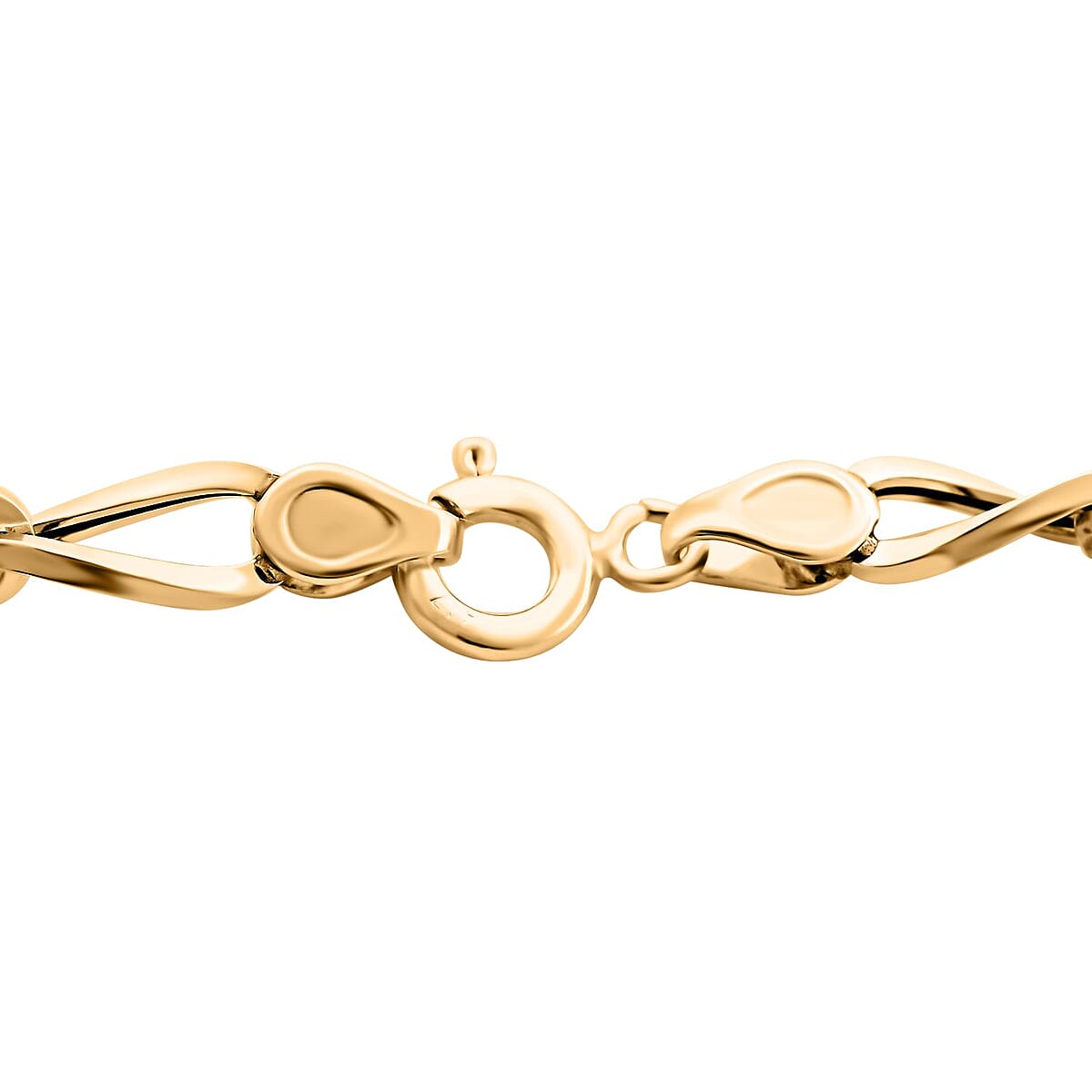 Twisted Spirali Italian 10K Yellow Gold Bracelet (7.50 In) 1.68 Grams image number 2