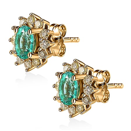 Colombian Emerald / 14K Gold / Standard - Product card gallery slide 4 (10177216741689)