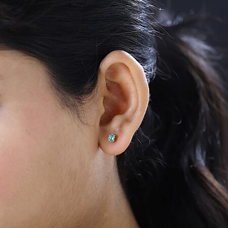 Colombian Emerald / 14K Gold / Standard - Product card gallery slide 3 (10177216708921)