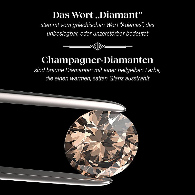 Natural Champagne Diamond I1-I2 0.25 ctw Ring in 14K Rose Gold (Size 8.0)