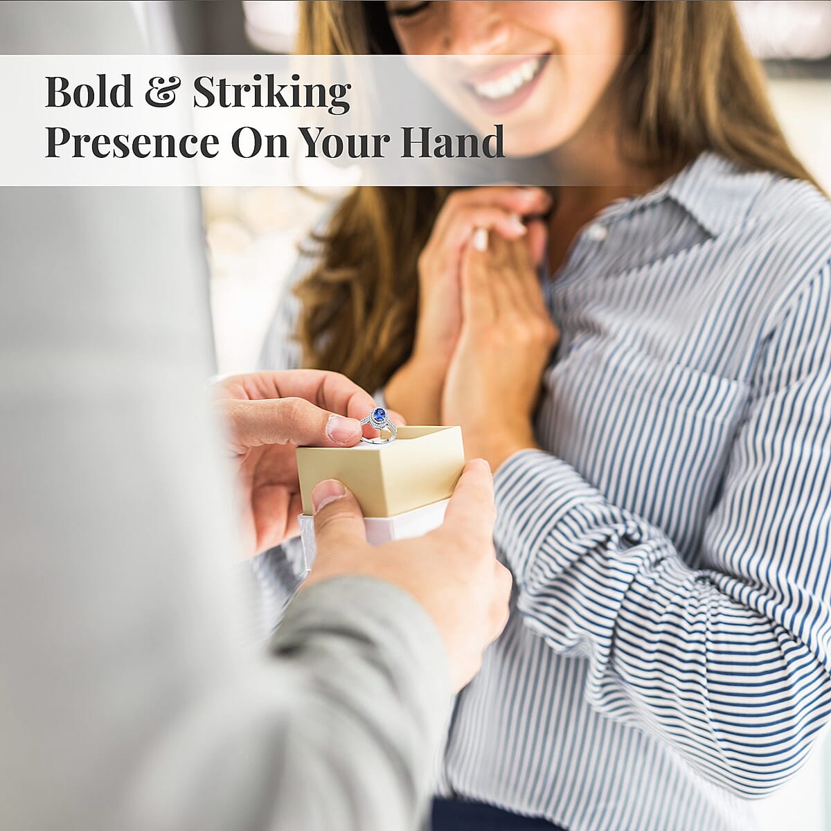 Certified & Appraised Iliana 18K White Gold AAA Ceylon Blue Sapphire and G-H SI Diamond Double Halo Ring (Size 7.5) 4.45 Grams 1.75 ctw image number 5