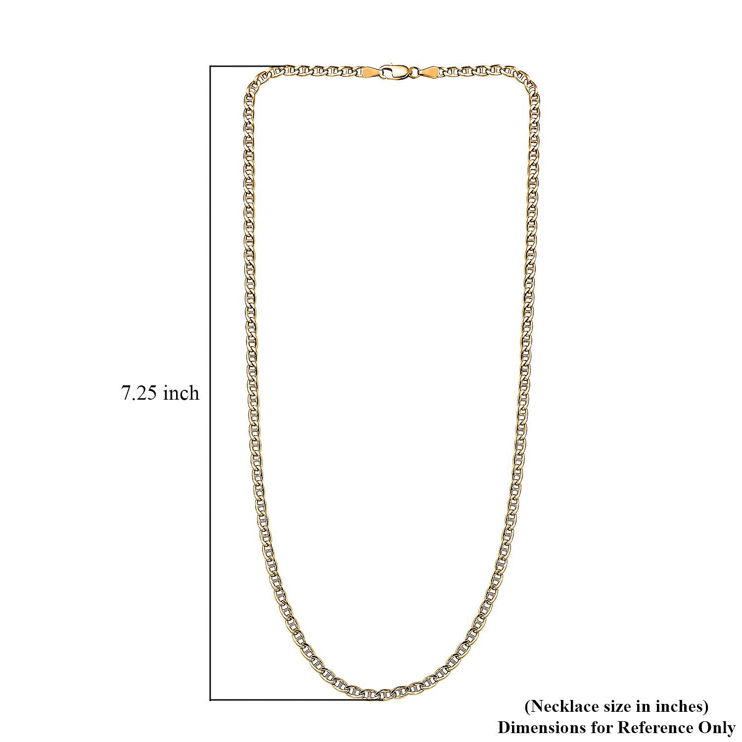 Mariner Chain Necklace in 22K Yellow Gold 11.20 Grams 20 Inches