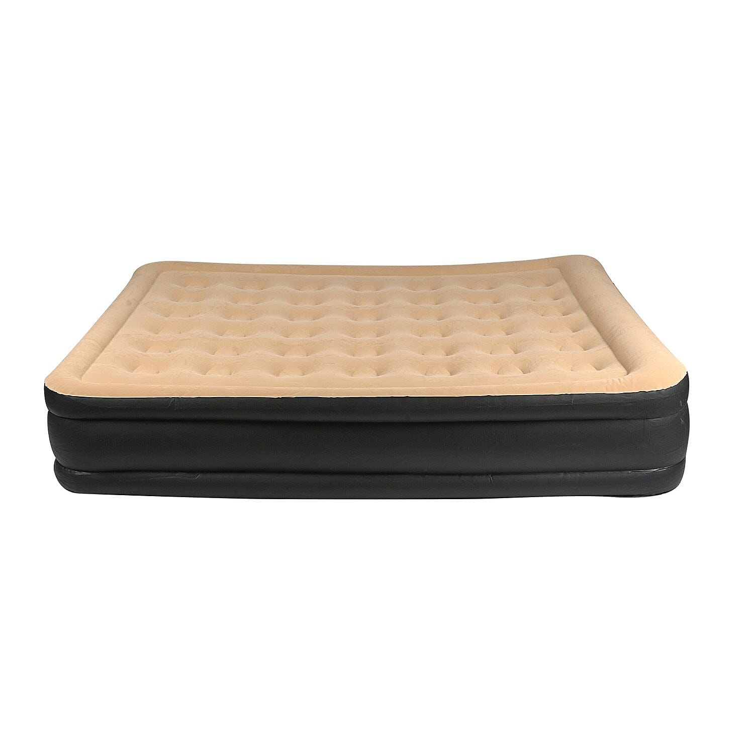Closeout Beige Air Bed with Built-in Electric Pump