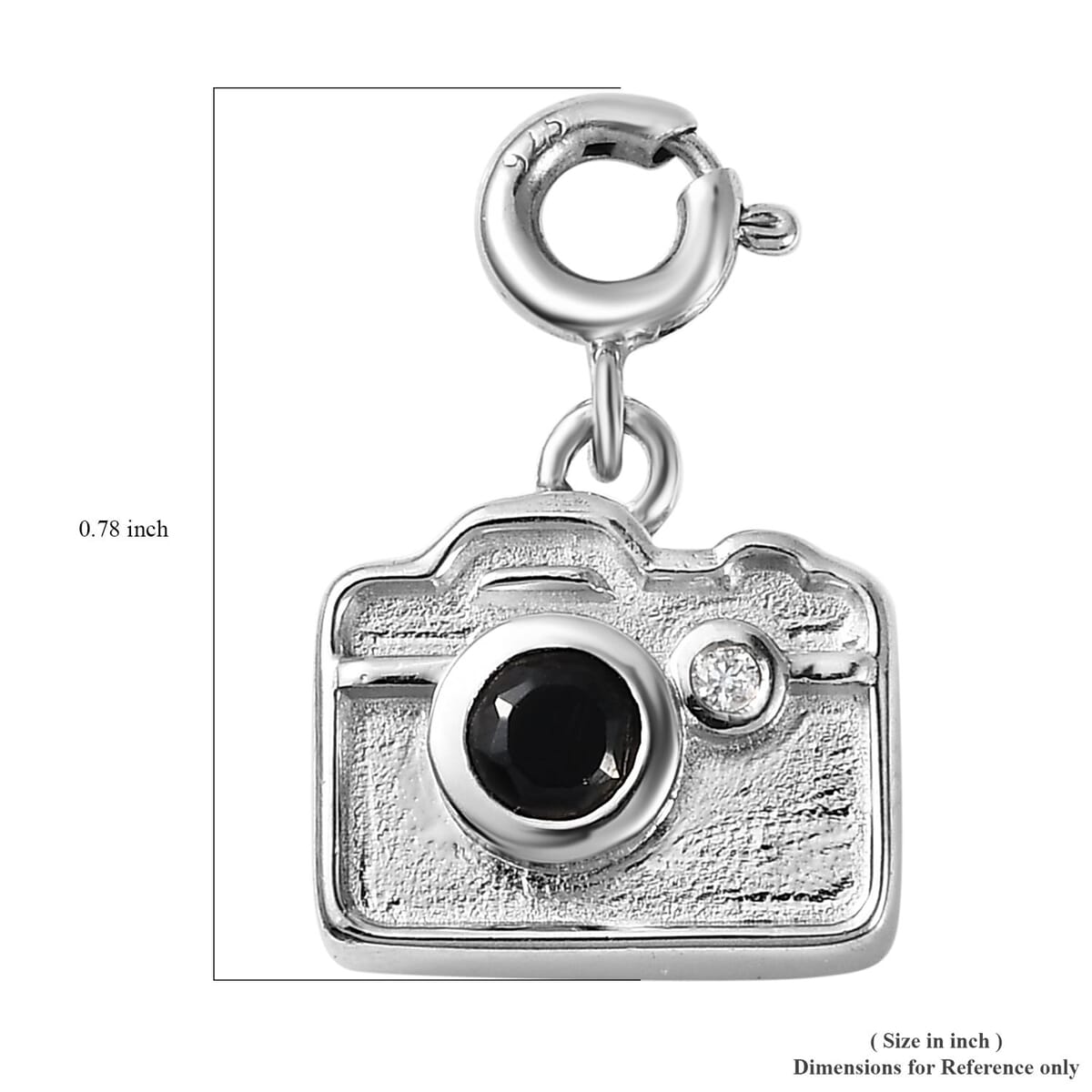 Camera Charm Sterling Silver Shutterbug - Made in the USA Camera Charm Sterling Silver Shutterbug - Made in the USA