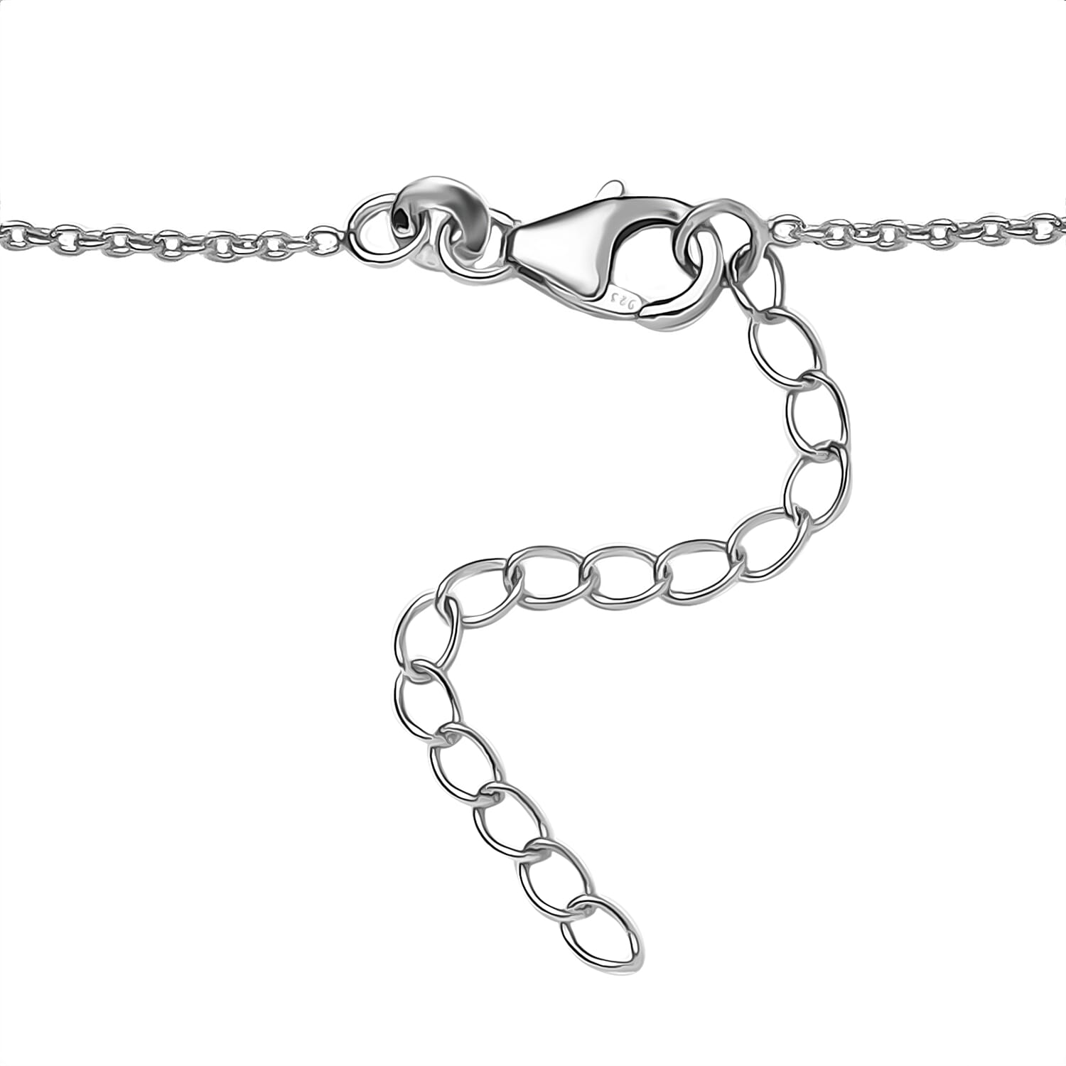 Moissanite Celestial Stars Lariat Necklace 18 Inches in Platinum Over Sterling Silver 1.85 ctw