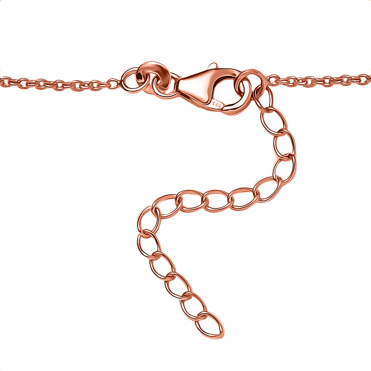 Moissanite Celestial Stars Lariat Necklace 18 Inches in Vermeil Rose Gold Over Sterling Silver 1.85 ctw image number 4