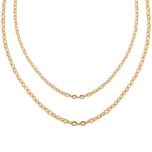 Brillo Italian 10K Yellow Gold Diamond-cut Necklace 36 Inches 1.75 Grams