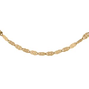 Clover Petali Italian 10K Yellow Gold Necklace 60 Inches 2.20 Grams