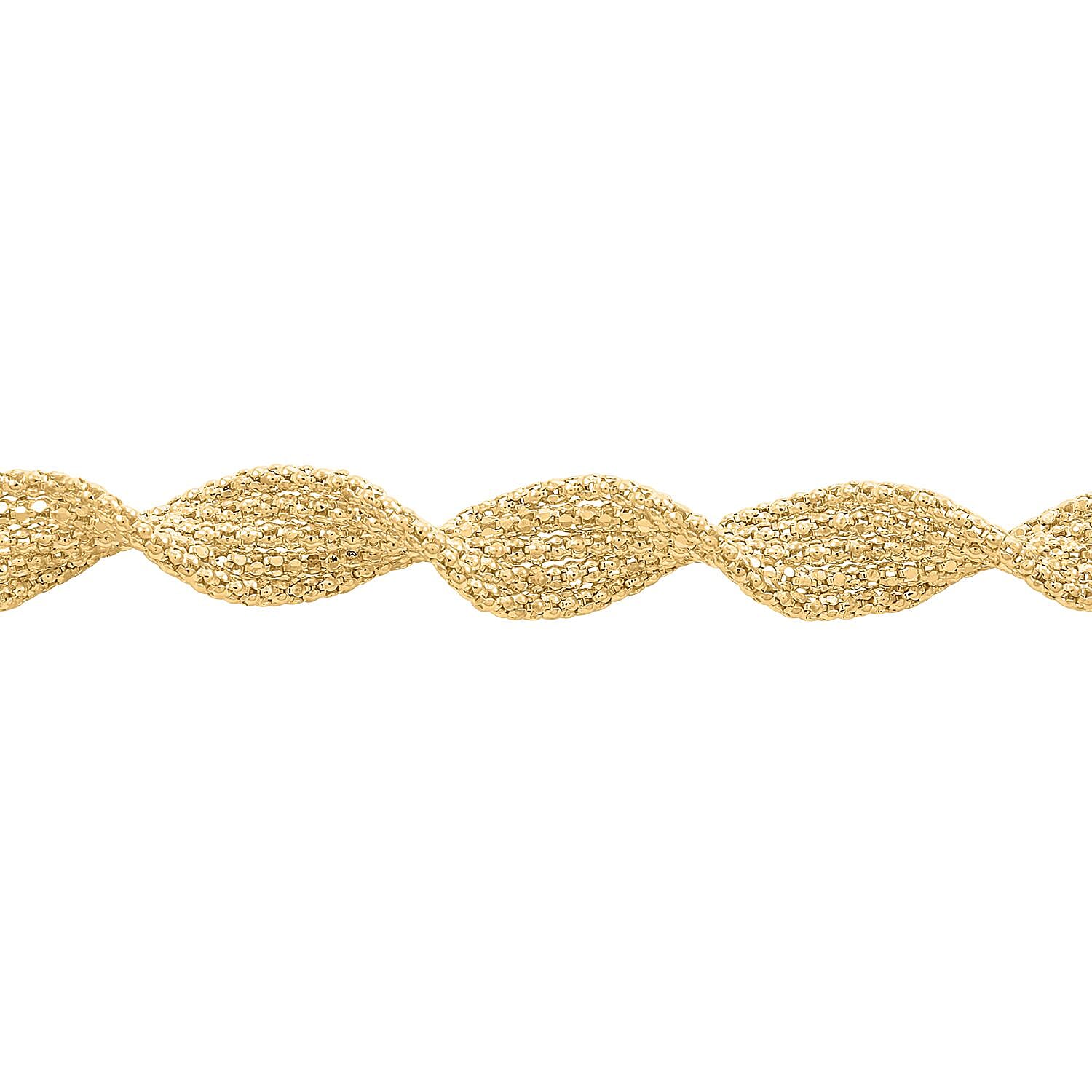 Spirali Italian 14K Yellow Gold Bracelet (7.0-8.0In) 5.62 Grams