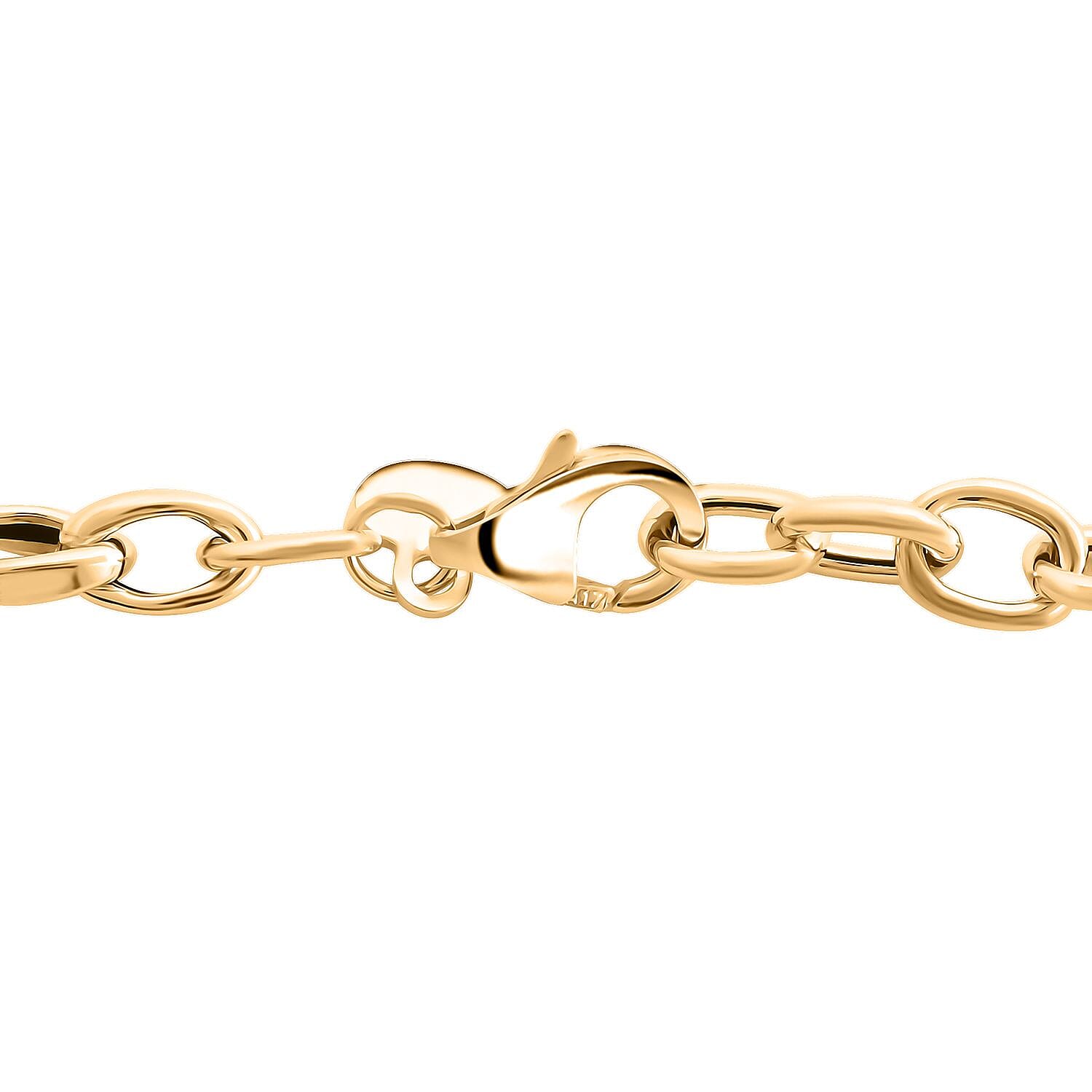 Spirali Italian 10K Yellow Gold Link Necklace 18-20 Inches 7.30 Grams