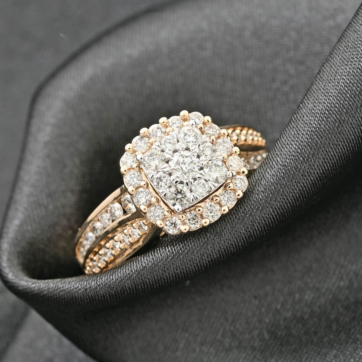 10K Yellow Gold G-H I1-I2 Diamond Ring (Size 10.0) 4.30 Grams 1.00 ctw (Del. in 7-10 Days) image number 1