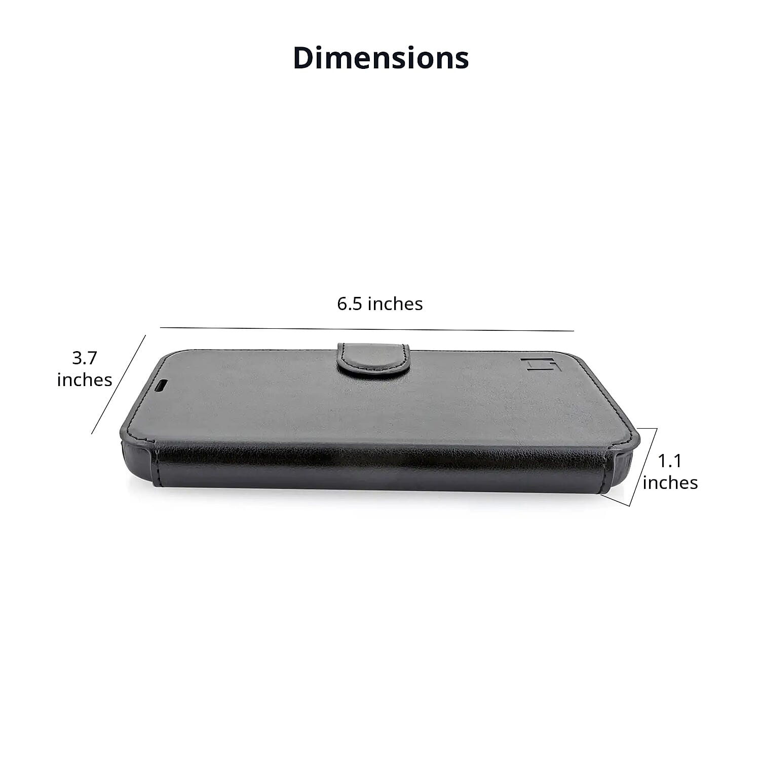 Lupa Legacy iPhone Wallet Case for iPhone 15 -Black
