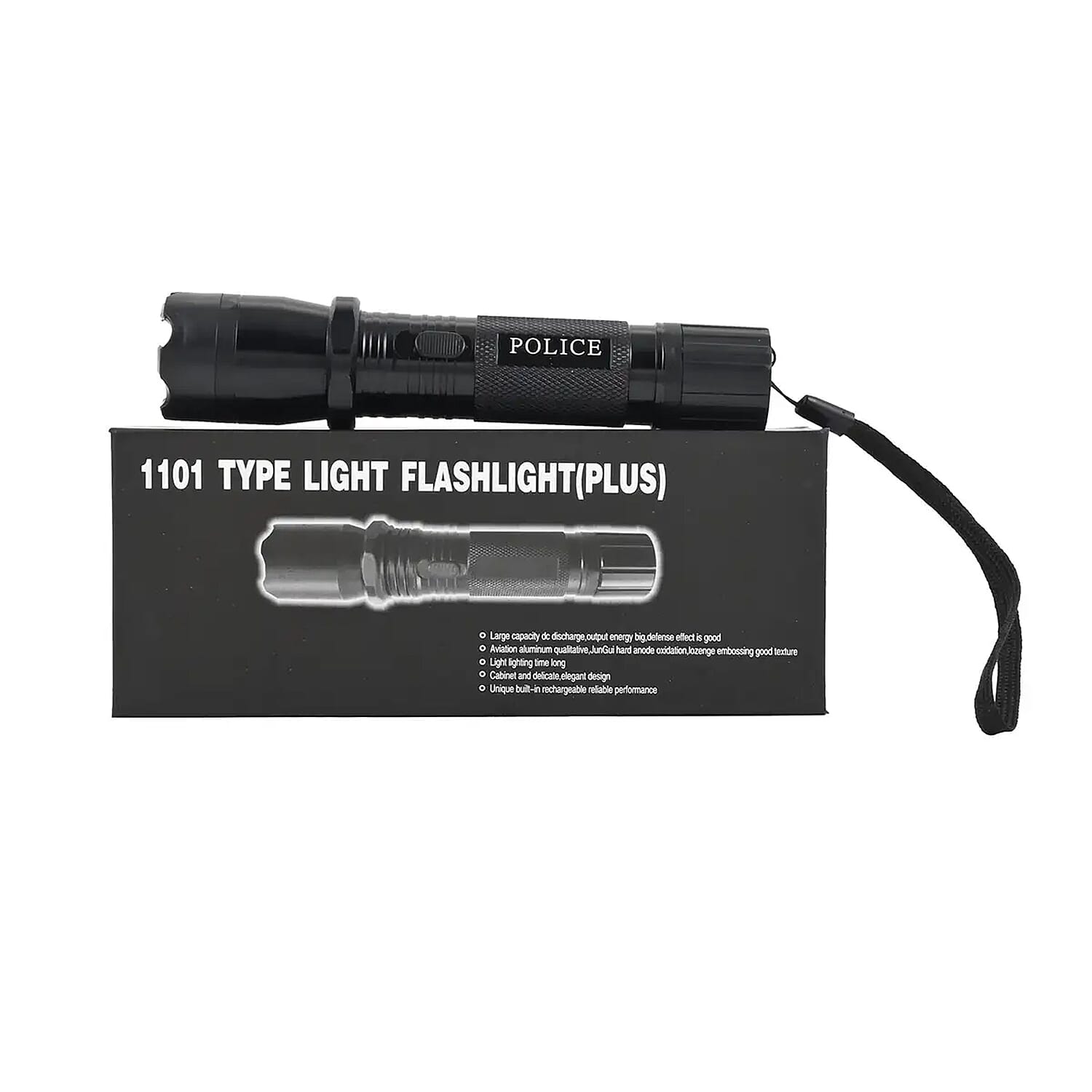 Stun Gun Flashlight -Black