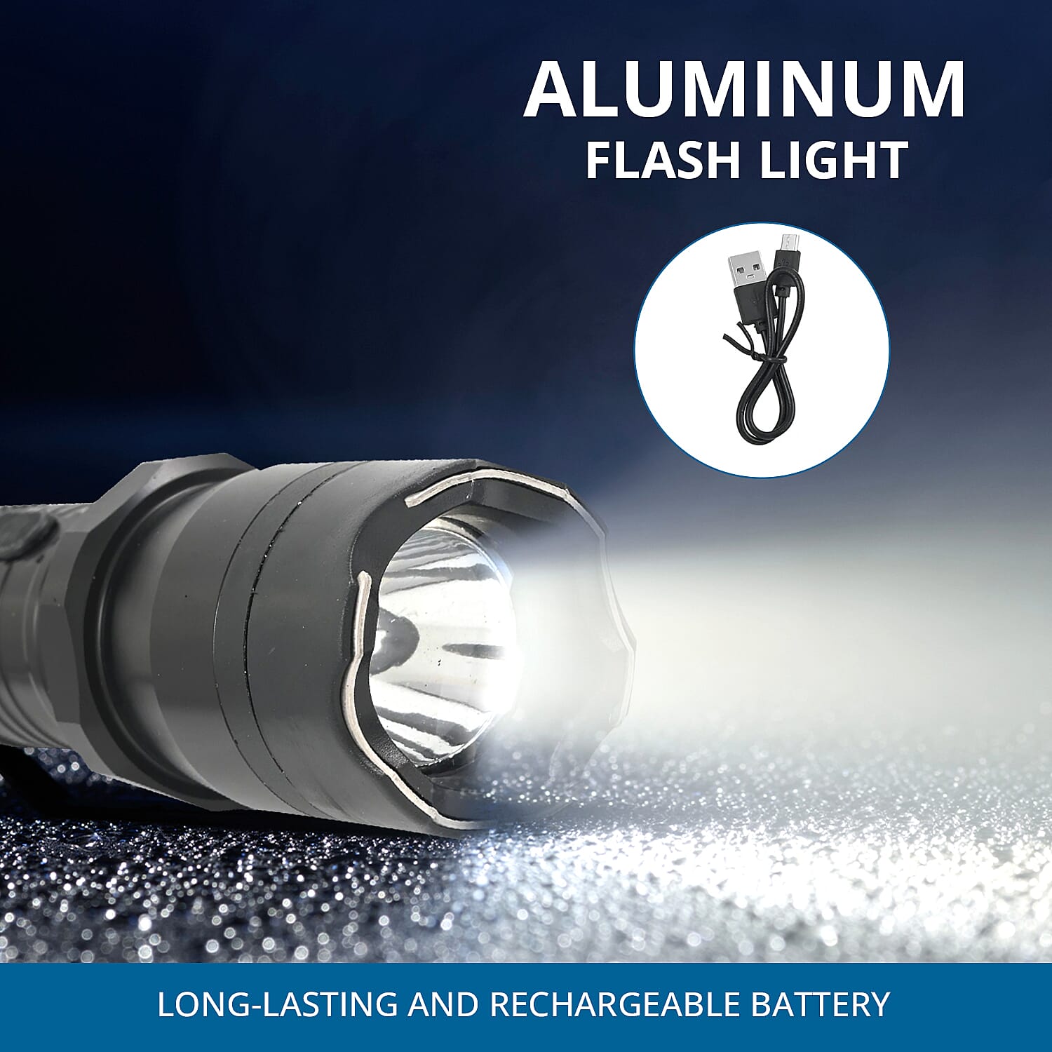 Stun Gun Flashlight -Black