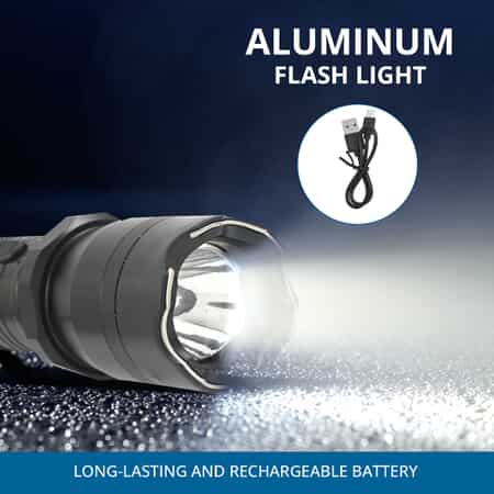 Mini Key Ring Gun Flashlight Stun Gun LED Flashlight Self-Defense Defend  Yourself Rechargeable Electric Shock Torch