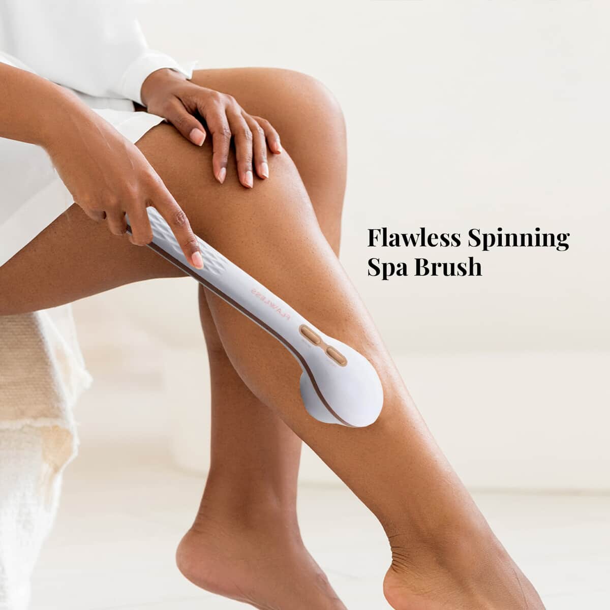 Mother’s Day Gift Flawless Spinning Spa Brush with 3 Interchangeable Heads image number 1