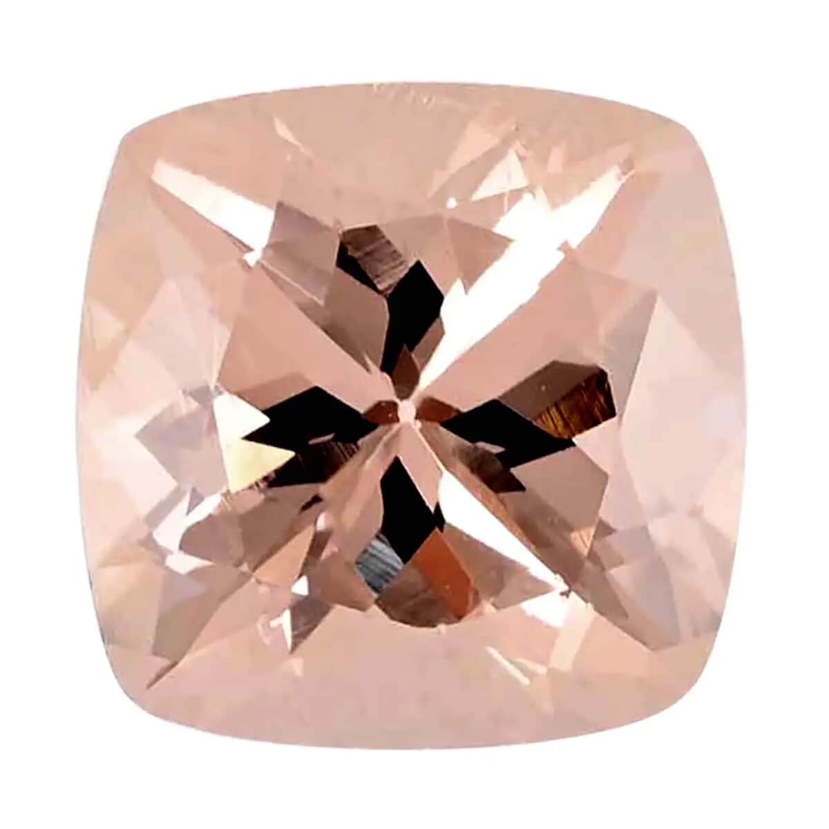 AAA Marropino Morganite, Cushion Morganite For Ring and Pendant, Loose Gemstone For Jewelry (Cush 10 mm) 3.00 ctw image number 0