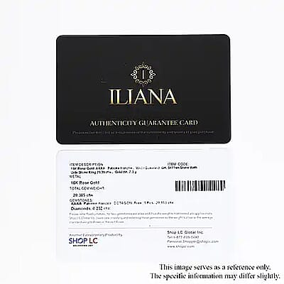 Iliana 18K Rose Gold AAAA Patroke Kunzite and G-H SI Diamond Ring (Size 6.0) 9 Grams 20.40 ctw