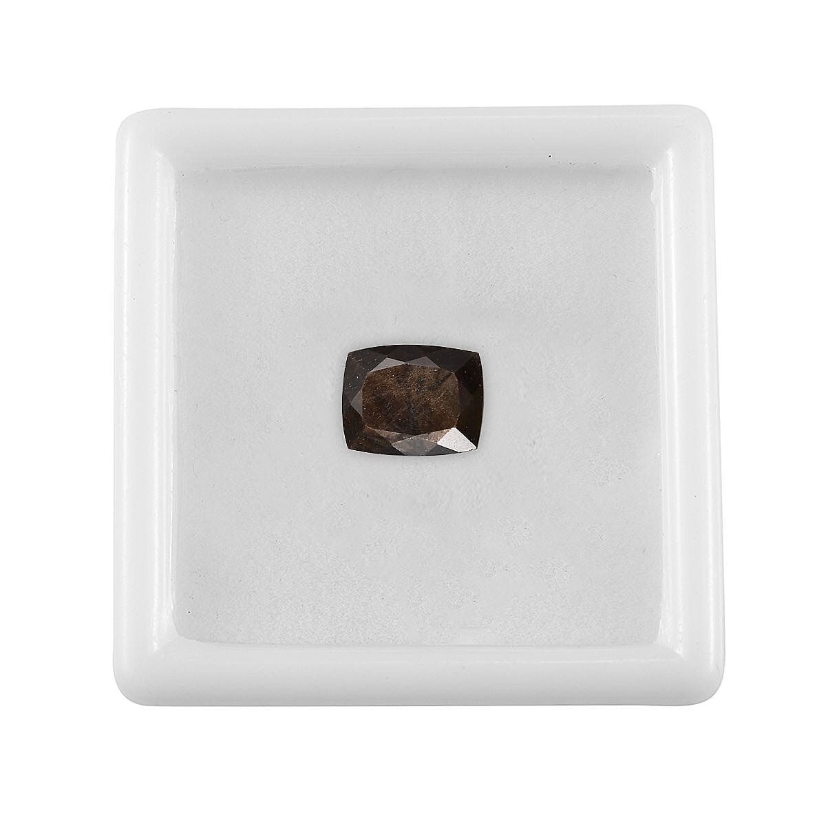 Chocolate Sapphire (Cush 9x7 mm) 2.94 ctw image number 2