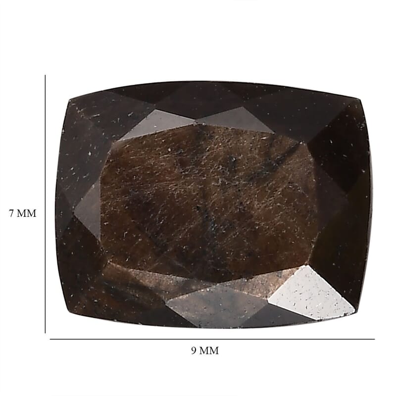 Chocolate Sapphire (Cush 9x7 mm) 2.94 ctw