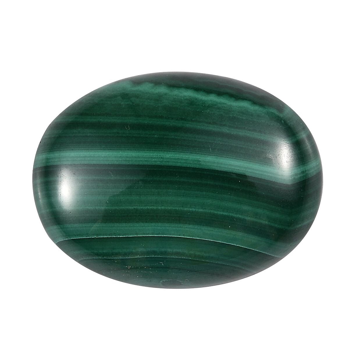 African Malachite (Ovl 20x15 mm) 20.59 ctw
