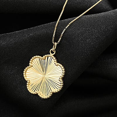 Fiore Scintilla Italian 10K Yellow Gold Necklace 18-20 Inches 2.05 Grams