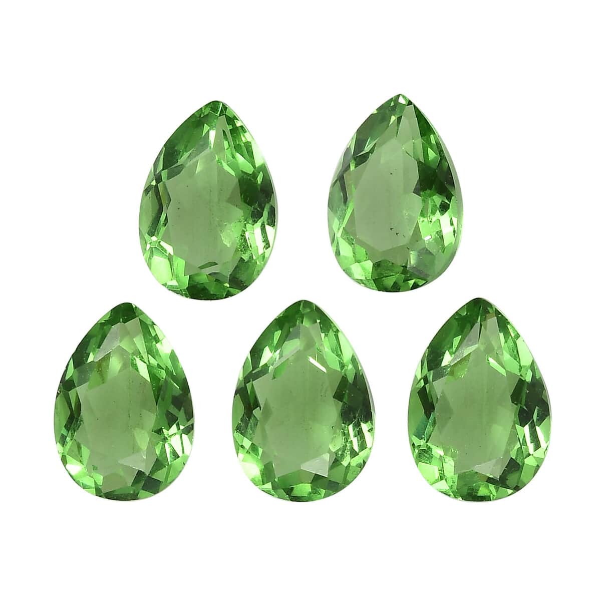 Buy AA Helenite Set of 5 (Pear 7x5 mm) 3.34 ctw at ShopLC.