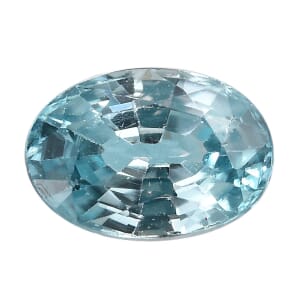 Cambodian Blue Zircon (Ovl 7x5 mm) 1.13 ctw