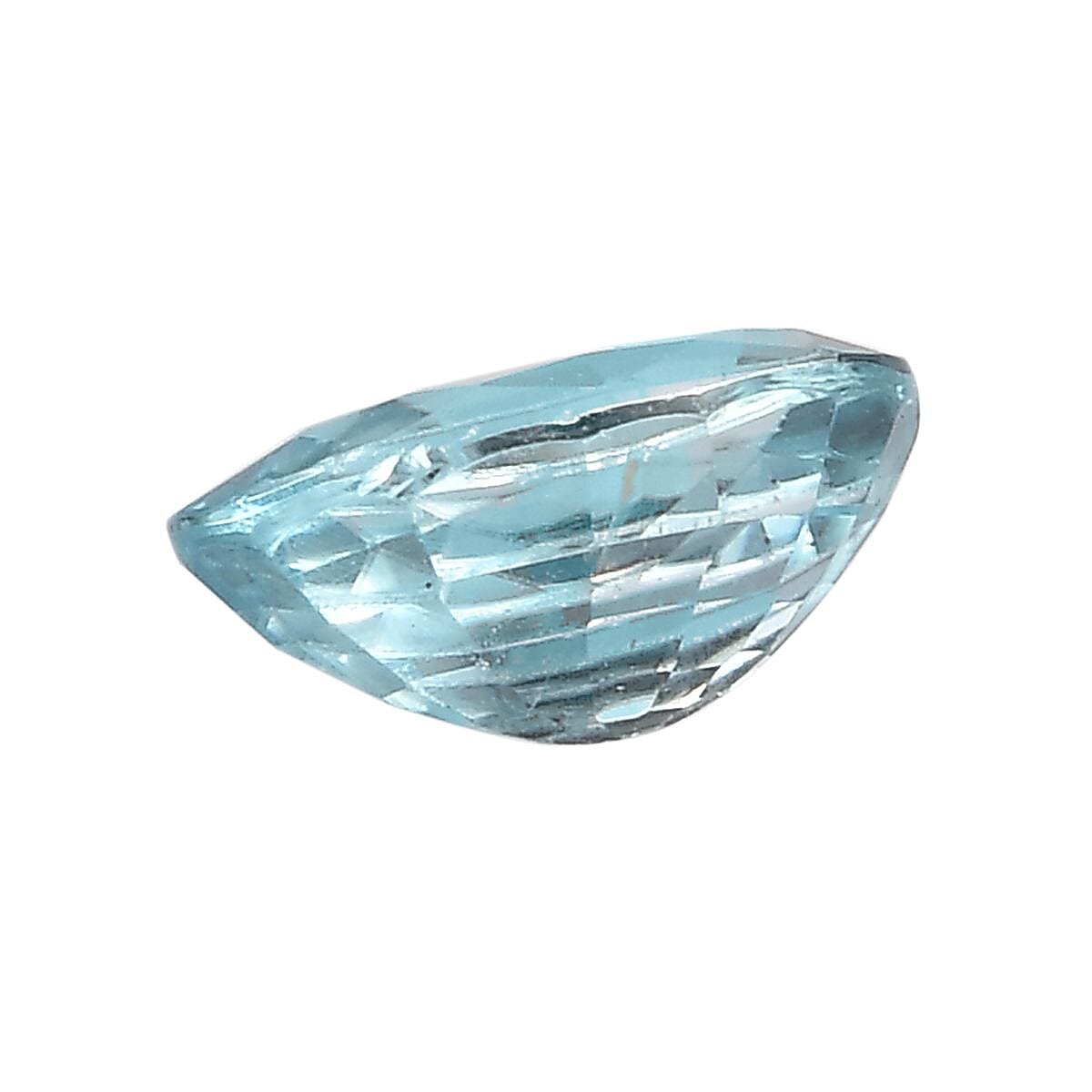 Cambodian Blue Zircon (Ovl 7x5 mm) 1.13 ctw image number 1