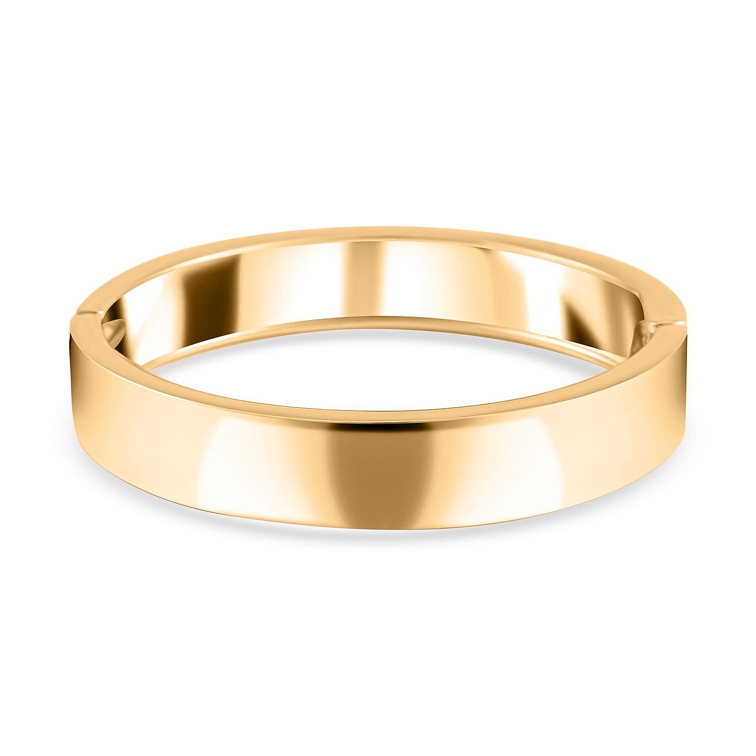 Bangle Bracelet in Goldtone Alloy (7.25 In)