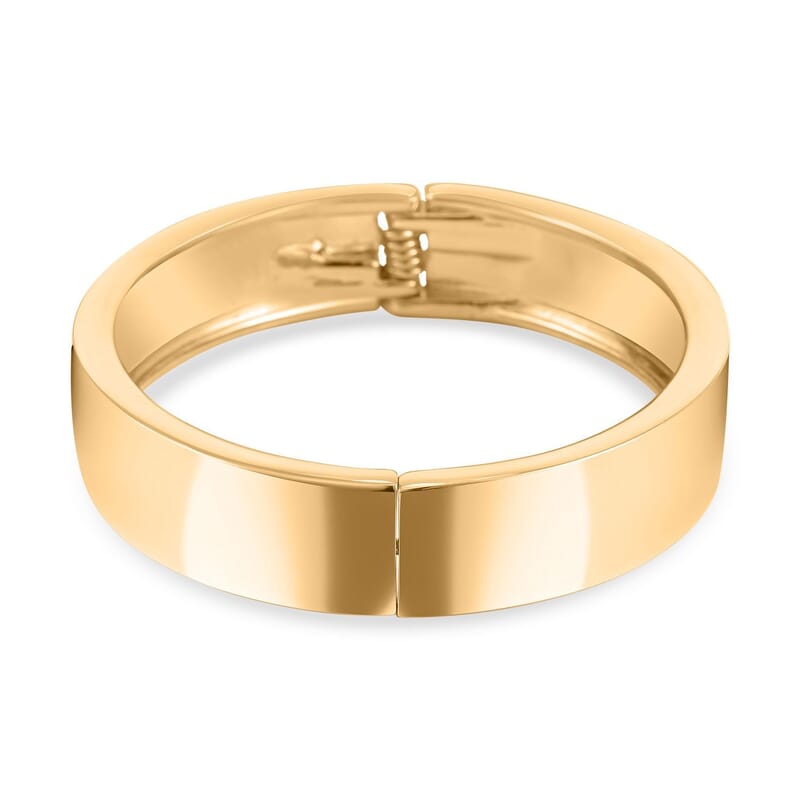 Bangle Bracelet in Goldtone Alloy (7.25 In)