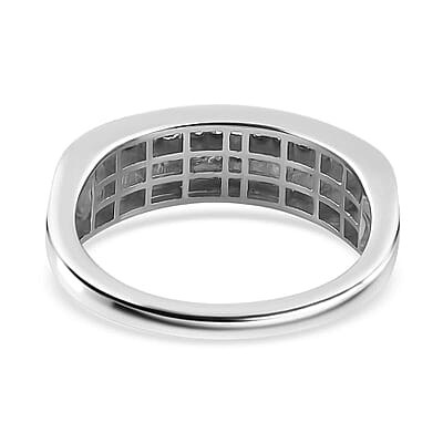 Luxoro 14K White Gold G-H I1-I2 Diamond Ring (Size 7.0) 1.00 ctw