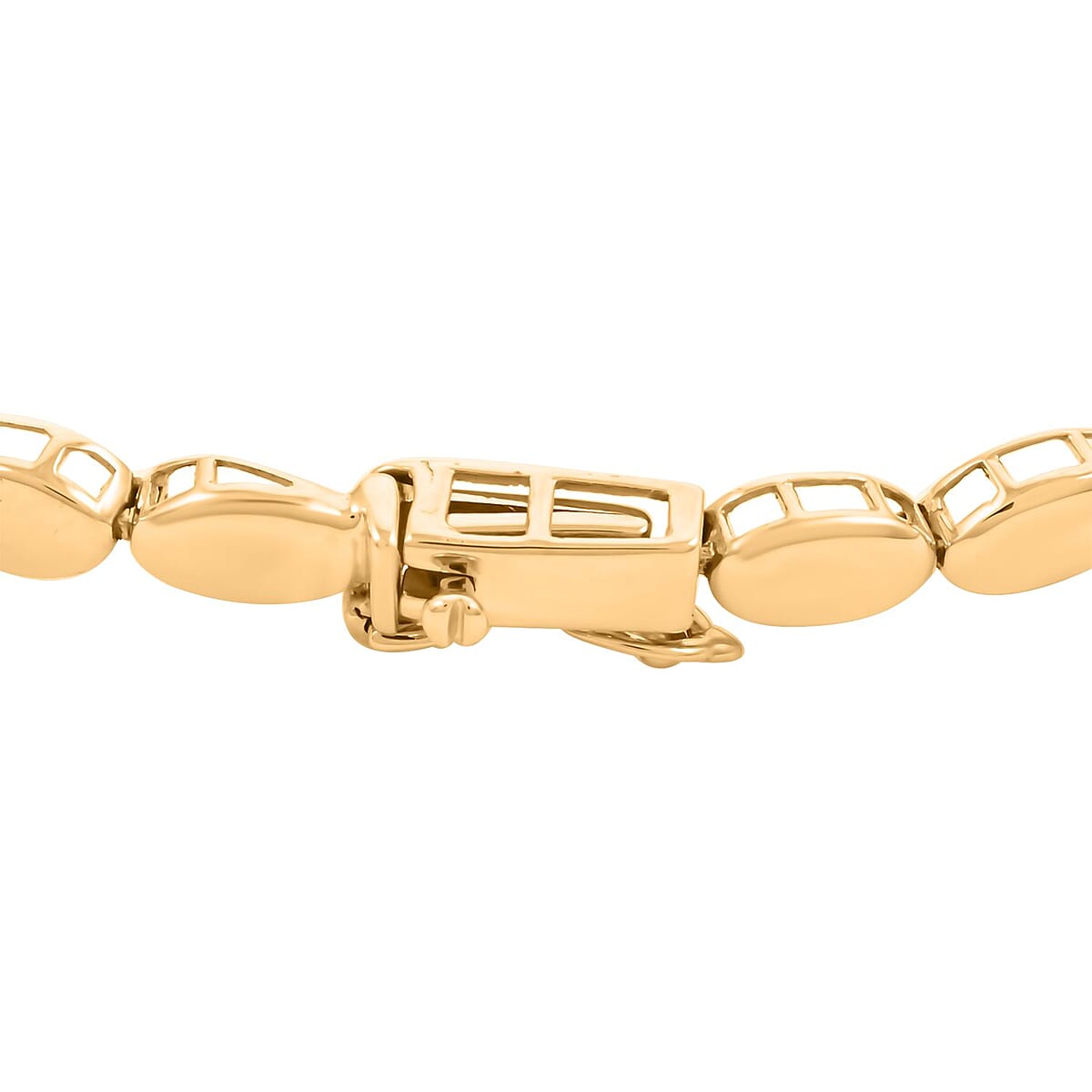 Luxoro 10K Yellow Gold Bracelet,  Oval Link Bracelet, Gold Link Bracelet, Gold Bracelet For Her, Gold Jewelry For Her (7.25 In) 4.10 Grams image number 3
