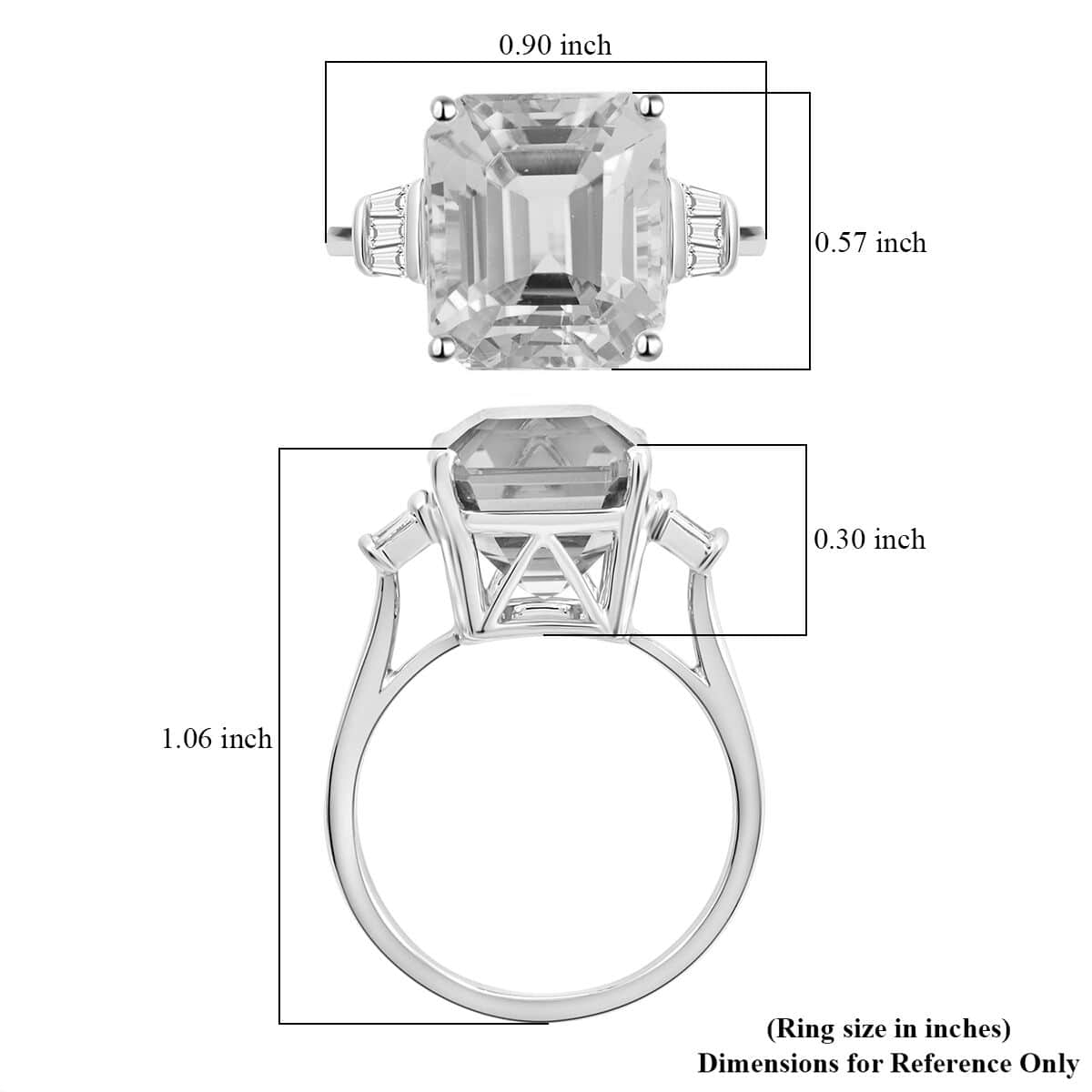 Certified and Appraised Rhapsody 950 Platinum AAAA Patroke Kunzite and E-F VS Diamond Ring (Size 7.0) 5.75 Grams 9.25 ctw image number 5