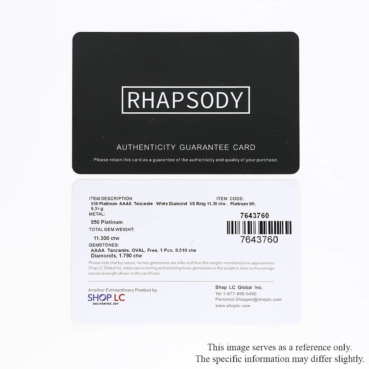 Certified and Appraised Rhapsody 950 Platinum AAAA Tanzanite, Diamond (E-F, VS) (1.79 cts) Halo Ring (Size 9.5) (12.45 g) 10.39 ctw image number 8