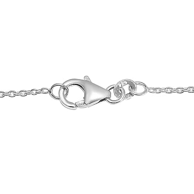 White Freshwater Pearl Necklace (20 Inches) in Sterling Silver
