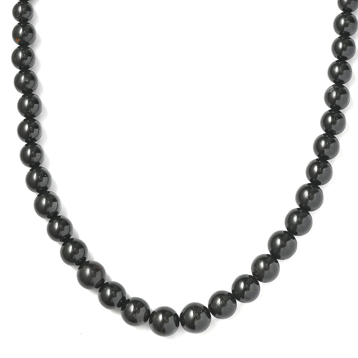 Buy Black Tourmaline Beaded Necklace 20-22 Inches in