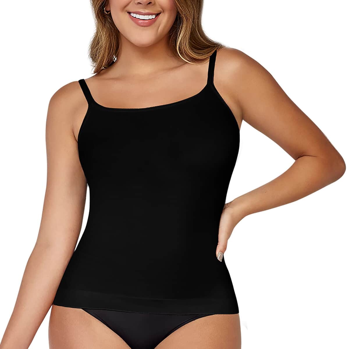 Curveez Black Incredible Shaping Cami - 2X image number 0