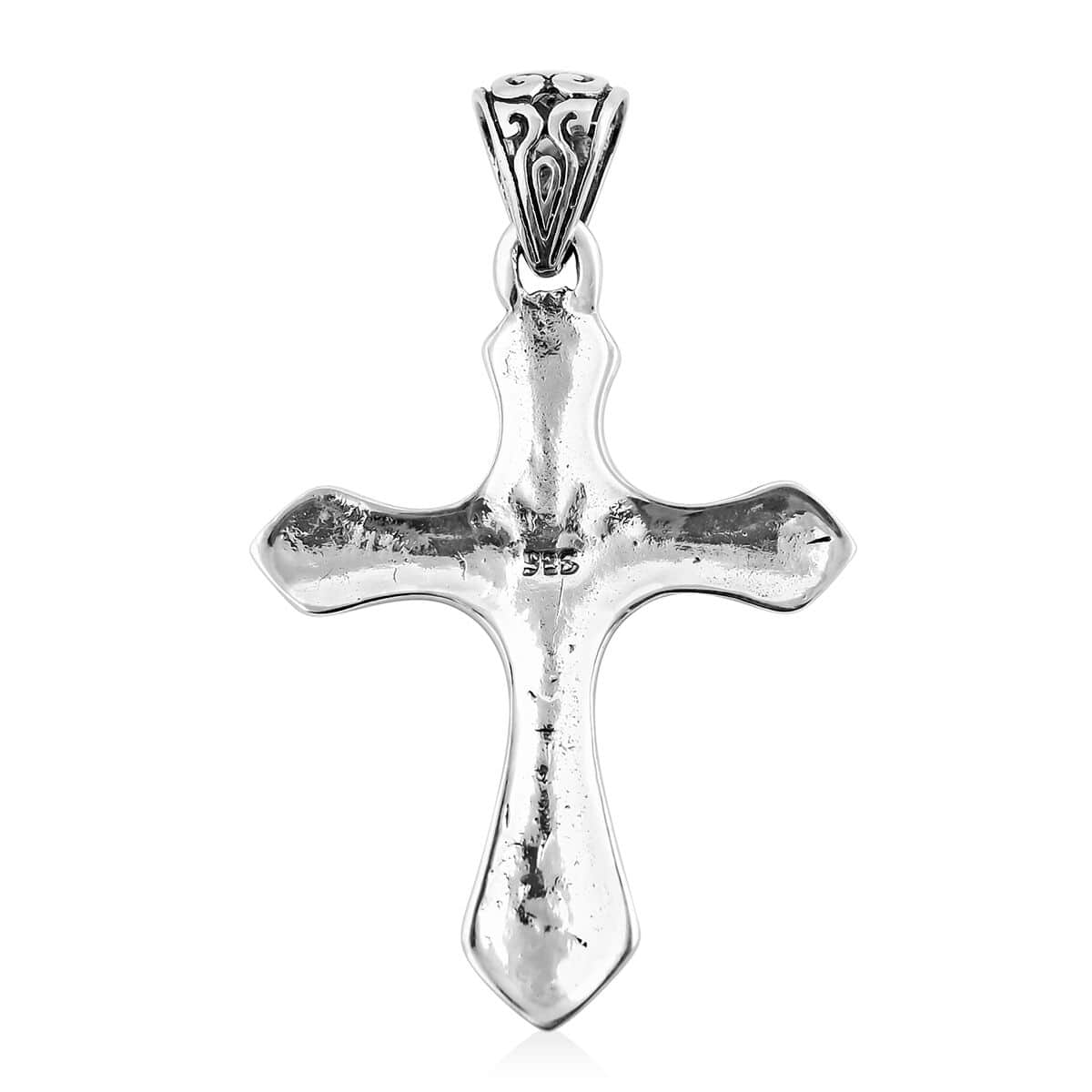 Bali Legacy Cross Pendant in Sterling Silver 3.65 Grams image number 4