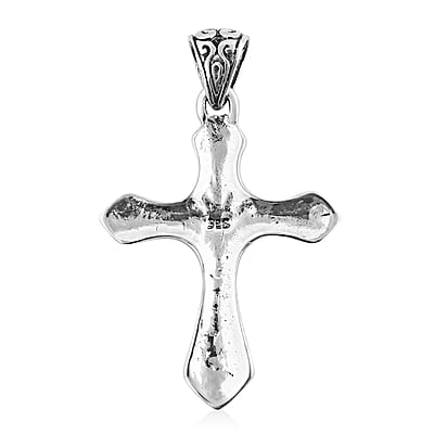 Bali Legacy Cross Pendant without Chain in Sterling Silver 3.65 Grams